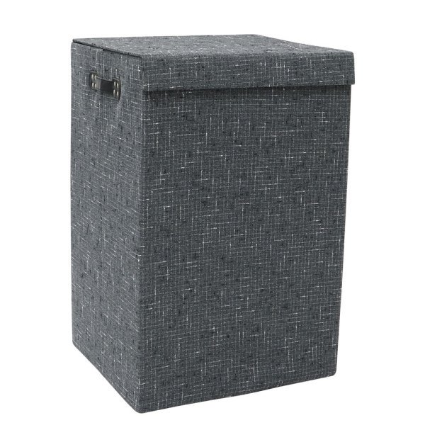 Shadow Fabric Foldable Laundry Hamper With Handles