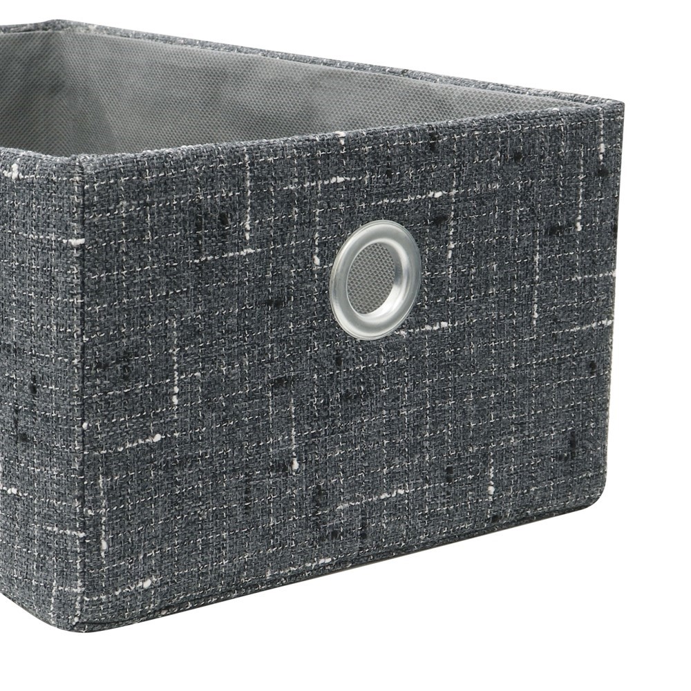 Shadow Rectangle Fabric Storage Baskets - Set of 3 - Image 5
