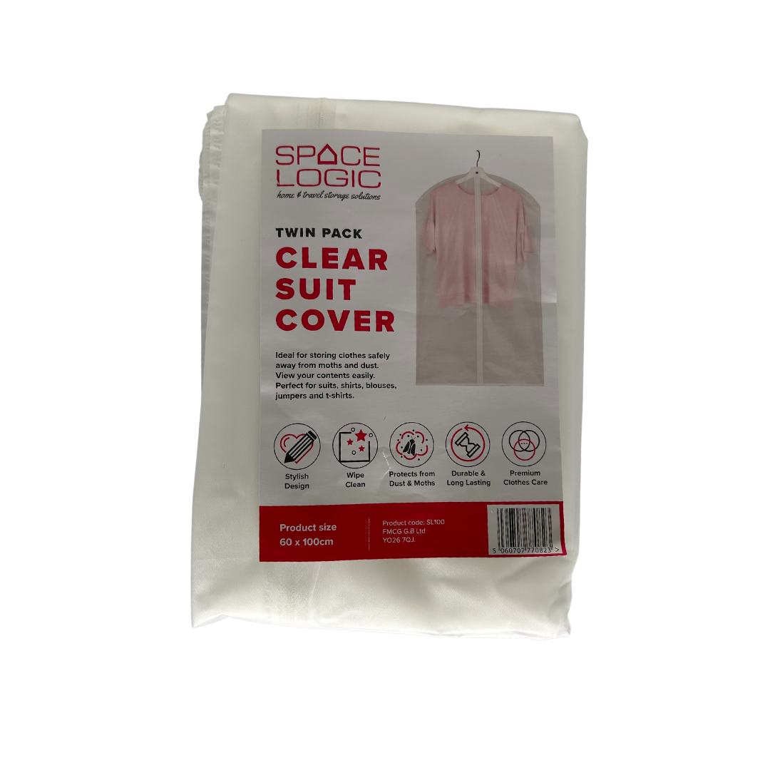 Space Logic Clear Suit Cover Twin Pack - Image 2