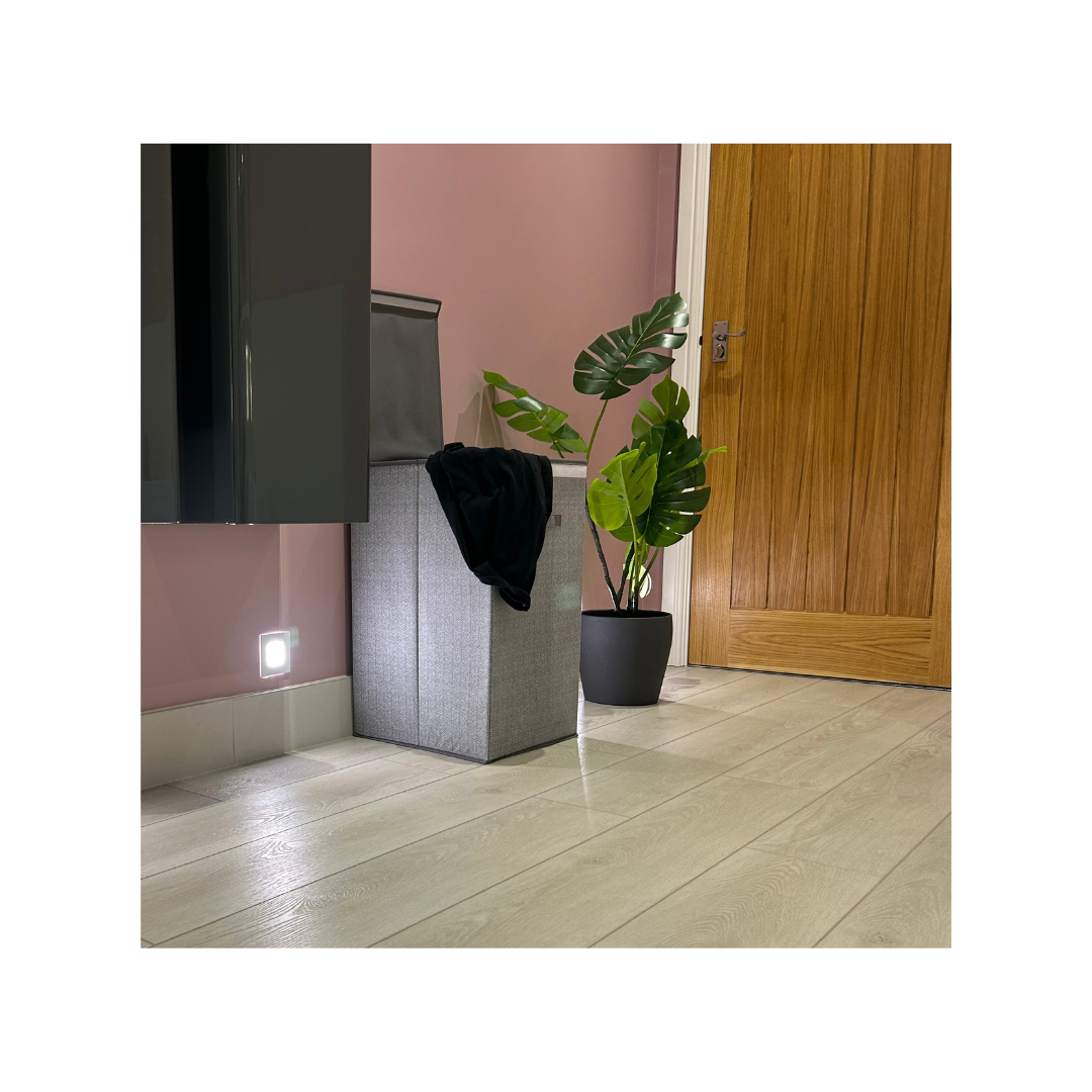 Space Logic Laundry Hamper Grey Herringbone - Image 4