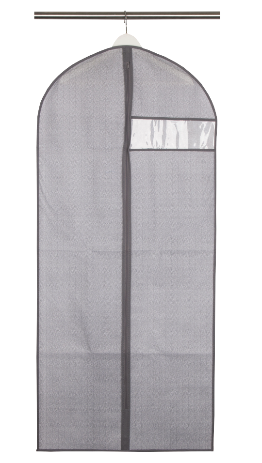 Space Logic Dress & Coat Cover Grey Herringbone