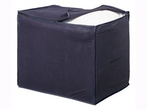 Duvet Storage Tote, Navy Blue