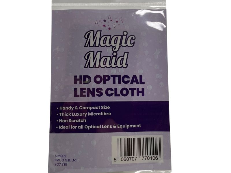 Magic Maid HD Optical Lens Cleaning Cloth 5 Pack