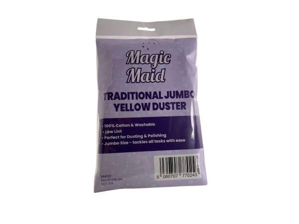 Magic Maid Traditional Jumbo Yellow Duster Triple pack