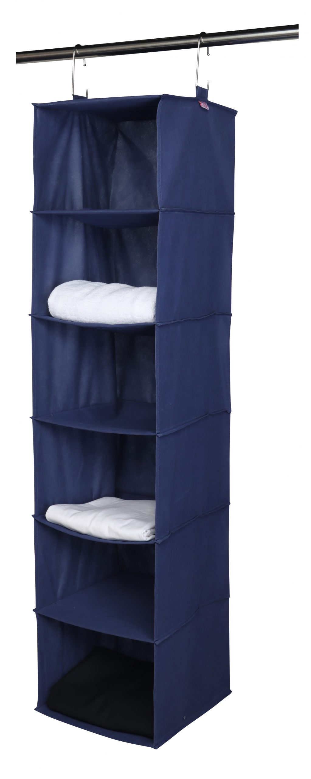 Space Logic 6-Shelf Hanging Organiser Navy