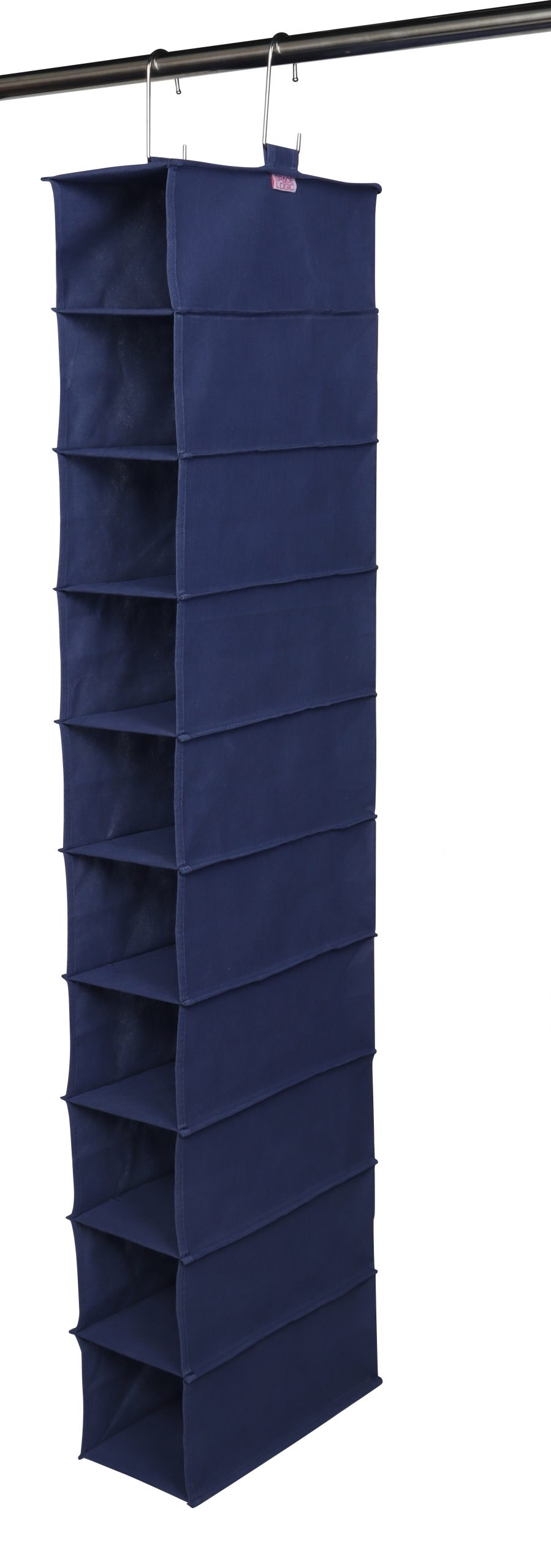 Space Logic 10-Pocket Hanging Organiser Navy - Image 2
