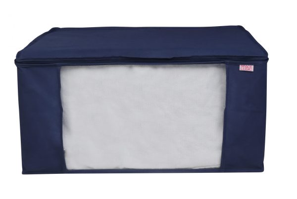 Space Logic Blanket Storage Tote Navy - Image 2