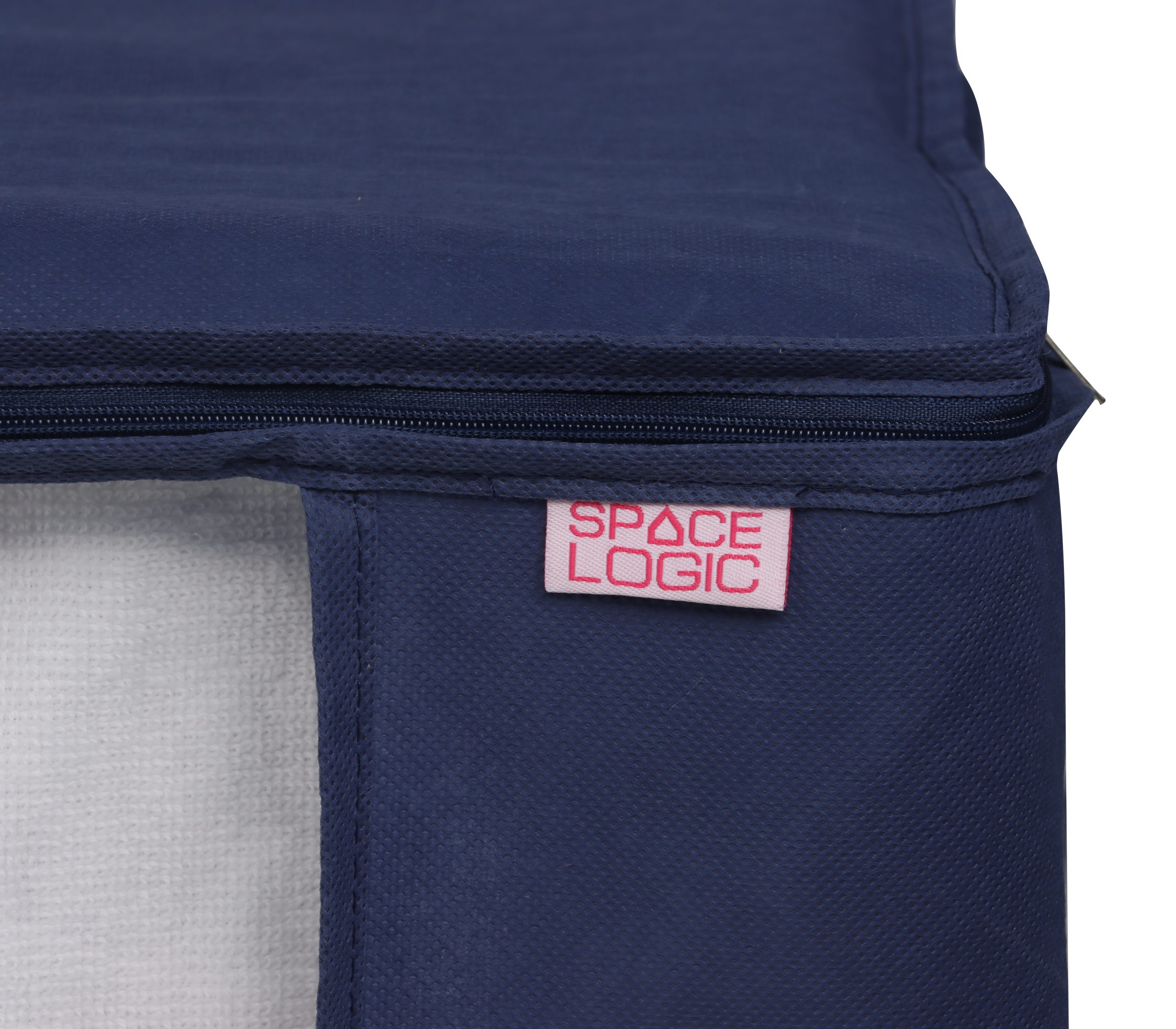 Space Logic Blanket Storage Tote Navy - Image 3