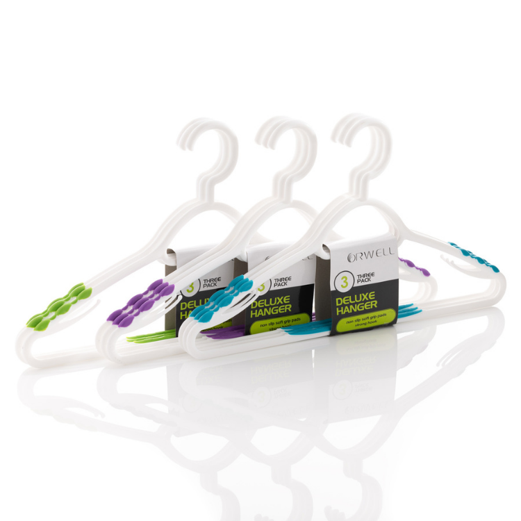 Deluxe Non Slip Hanger 3 Pack