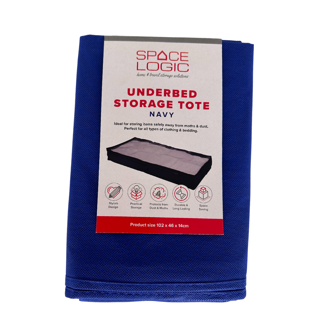 Space Logic Underbed Storage Tote Navy - Image 4