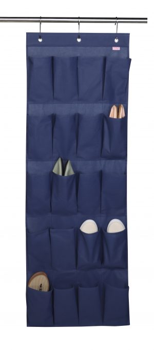 Space Logic 20 Pocket Over Door Organiser Navy