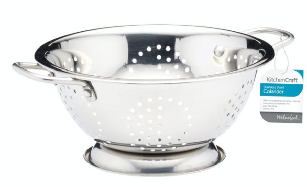 KitchenCraft Stainless Steel Colander 24cm