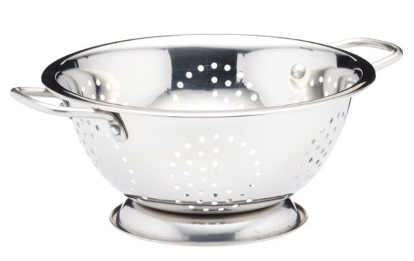 KitchenCraft Stainless Steel Colander 24cm - Image 2