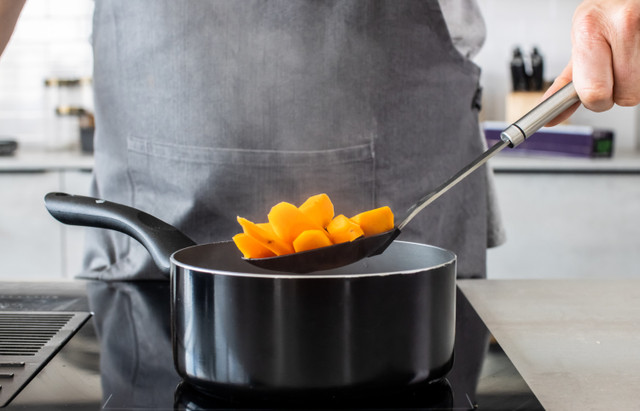KitchenCraft Stainless Steel Non-Stick Slotted Spoon - Image 4
