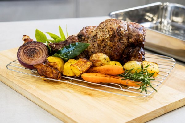 KitchenCraft Stainless Steel Roasting Pan, 38cm - Image 4