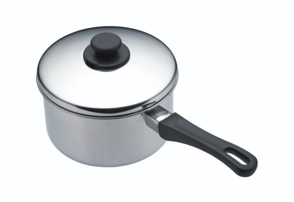 KitchenCraft Stainless Steel Extra Deep Saucepan, 16cm - Image 2