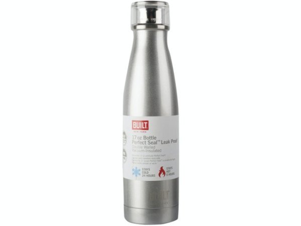 Built Double Walled Stainless Steel Water Bottle Silver 500ml