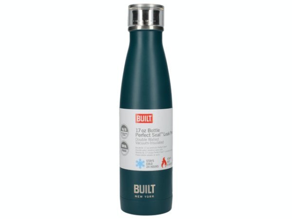 Built Double Walled Stainless Steel Water Bottle Teal 500ml