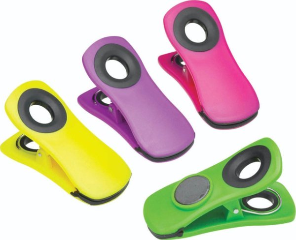 KitchenCraft Set of 4 Magnetic Memo Clips - Image 2