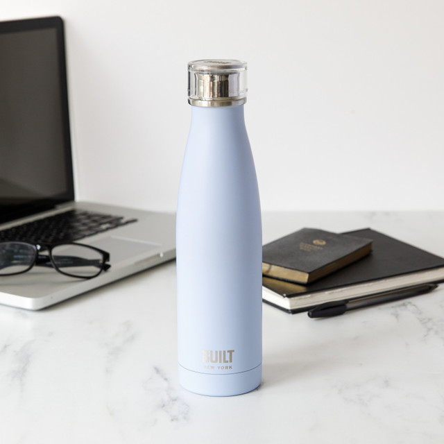 Built Double Walled Stainless Steel Water Bottle Artic Blue 500ml - Image 4