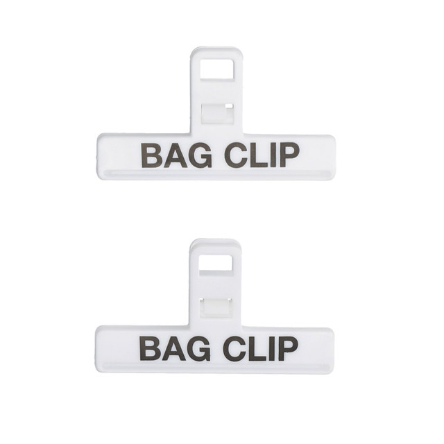 KitchenCraft Set of 2 Medium Plastic Bag Clips - Image 2