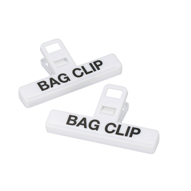 KitchenCraft Set of 2 Medium Plastic Bag Clips - Image 3