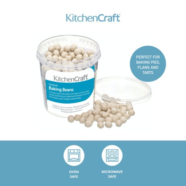 KitchenCraft Tub of Ceramic Baking Beans - 500g - Image 7