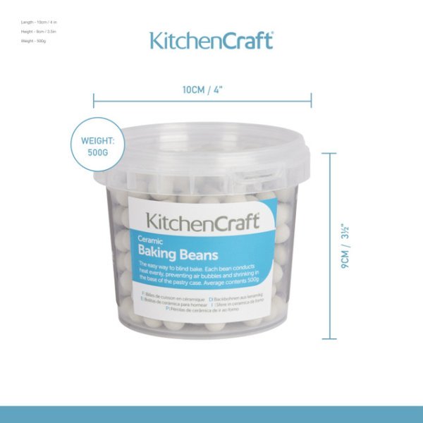 KitchenCraft Tub of Ceramic Baking Beans - 500g - Image 8