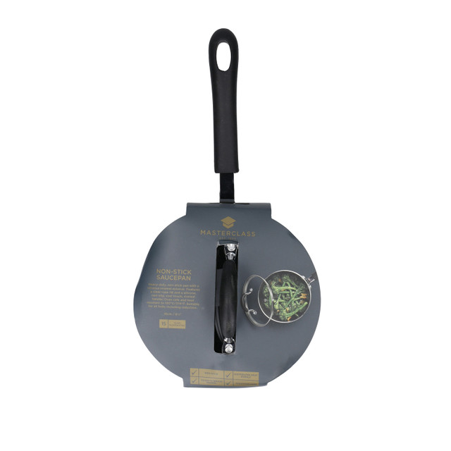 MasterClass Non-Stick Heavy Duty Saucepan 16cm - Image 2