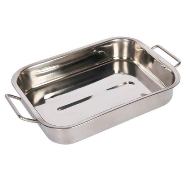 KitchenCraft Stainless Steel Roasting Pan, 27.5cm x 20cm - Image 4