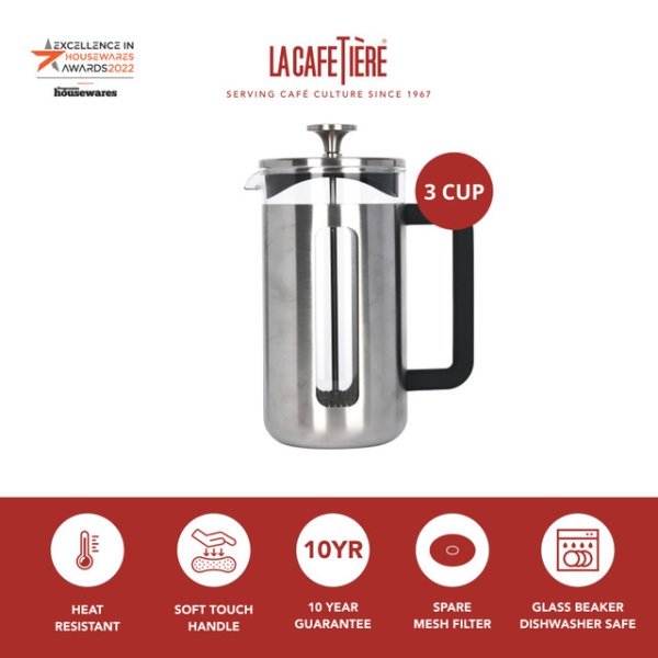 La Cafetière Pisa Cafetiere 3-Cup - Image 6