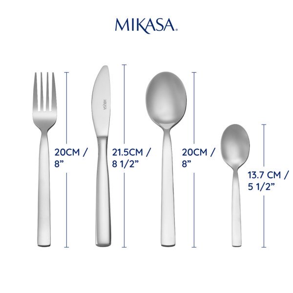 Mikasa Beaumont Stainless Steel Cutlery Set 16 Piece - Image 7