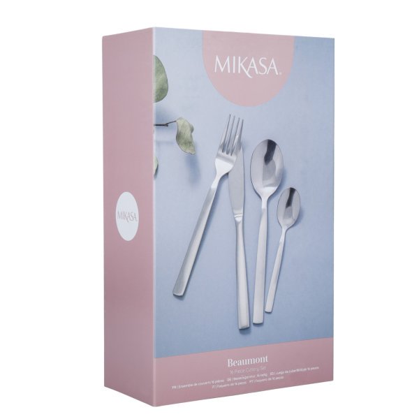 Mikasa Beaumont Stainless Steel Cutlery Set 16 Piece