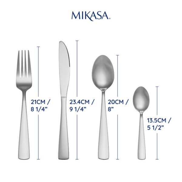 Mikasa Harlington Stainless Steel Cutlery Set 24 Piece - Image 6