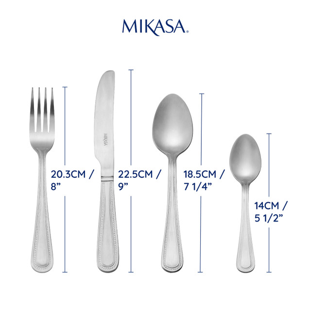 Mikasa Portobello Stainless Steel Cutlery Set 16 Piece - Image 7