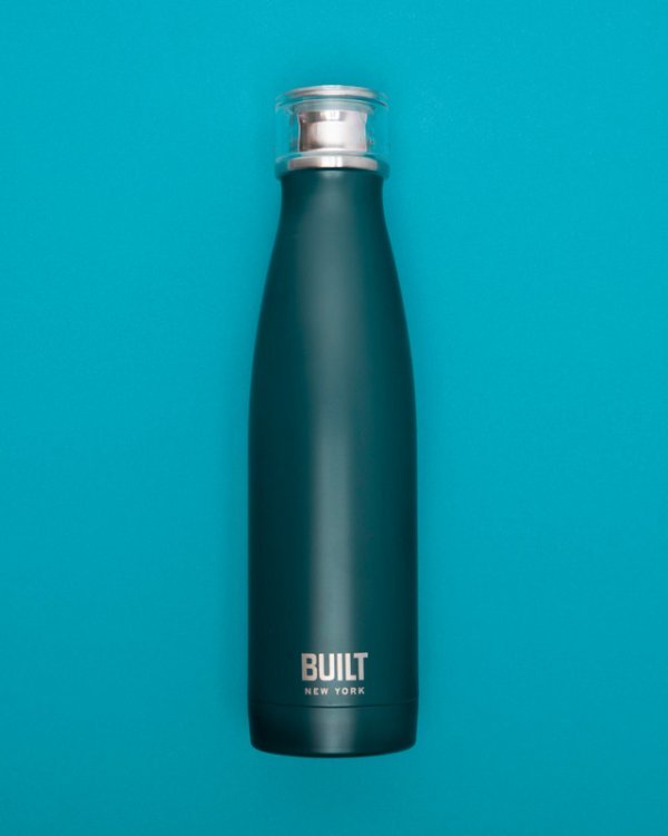 Built Double Walled Stainless Steel Water Bottle Teal 500ml - Image 3