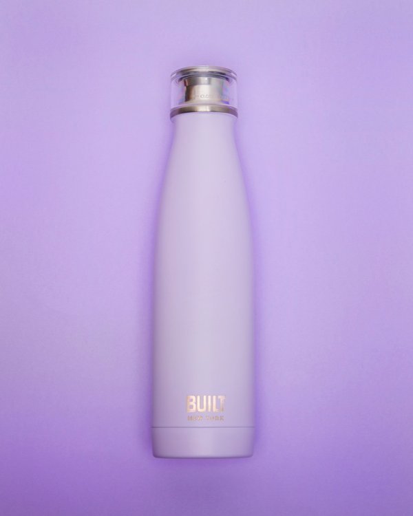 Built Double Walled Stainless Steel Water Bottle Lavender 500ml - Image 4