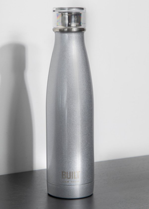 Built Double Walled Stainless Steel Water Bottle Silver 500ml - Image 3