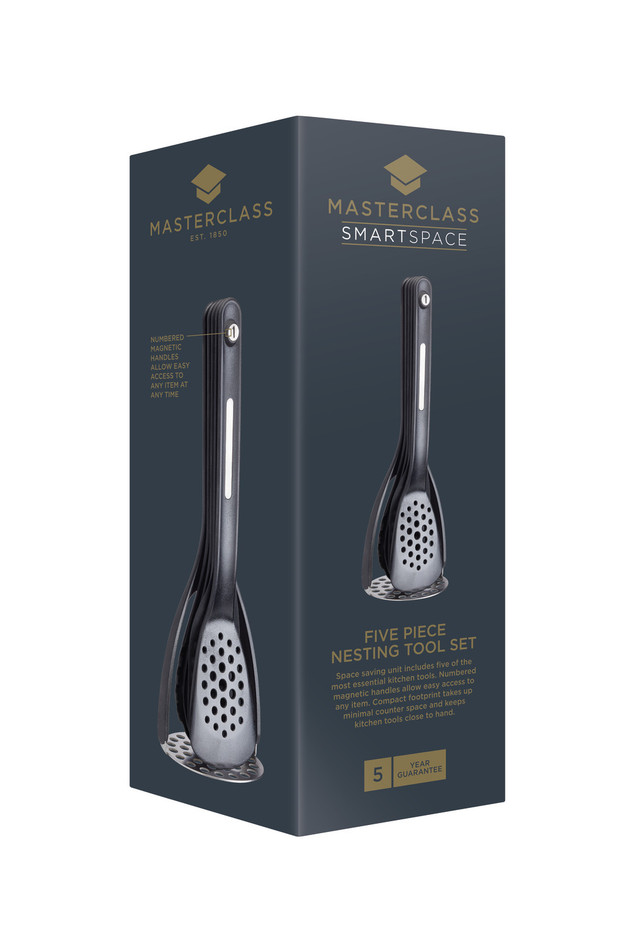 MasterClass Space-Saving 5-in-1 Kitchen Tool Set