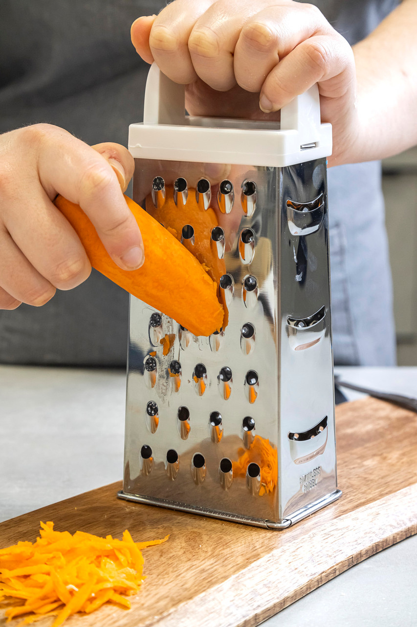 KitchenCraft Stainless Steel 20cm Four Sided Box Grater - Image 6