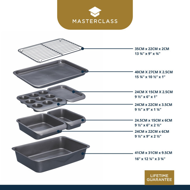 MasterClass Smart Space 7 Piece Non-Stick Roasting Set - Image 7
