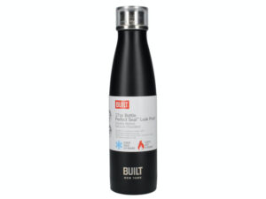 Built Double Walled Stainless Steel Water Bottle Black 500ml