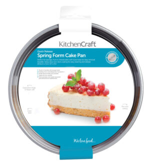 KitchenCraft Non-Stick Loose Base Springform Cake Pan, 20cm