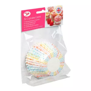 Tala 32 Rainbow Dots Cupcake Cases