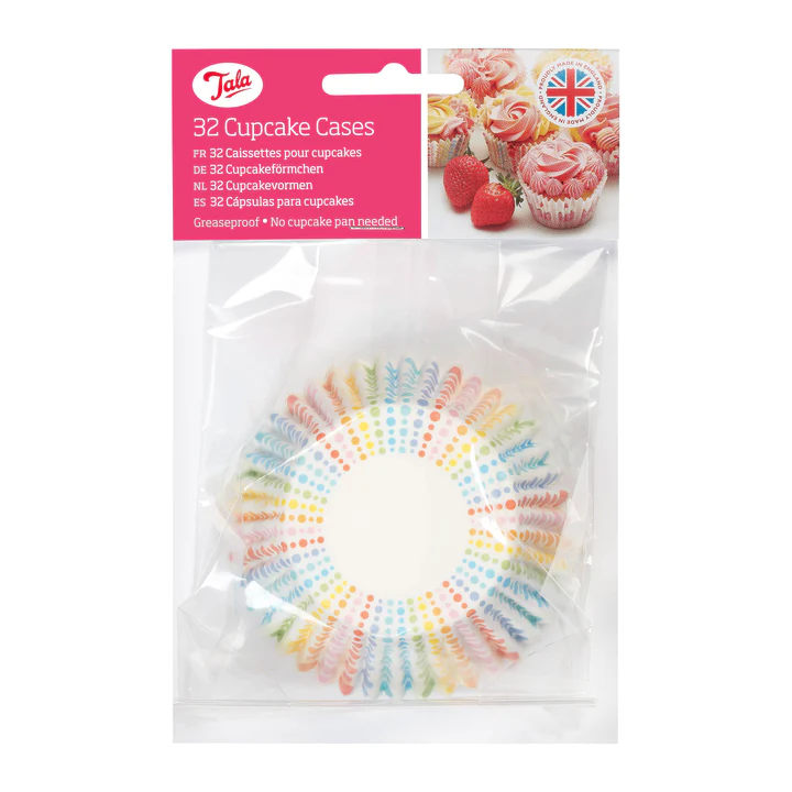 Tala 32 Rainbow Dots Cupcake Cases - Image 2