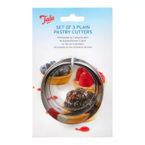 Tala Plain Pastry Cutters Set of 3