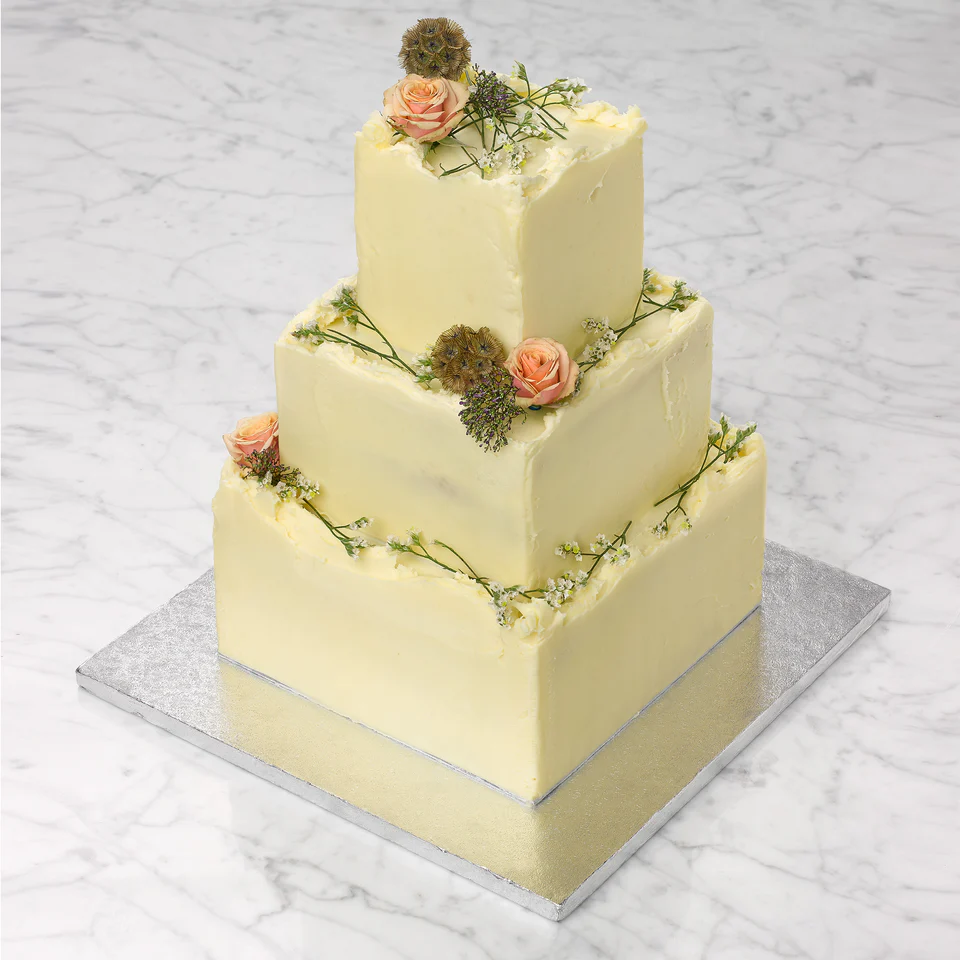 Tala Square Silver Cake Drum 12" - Image 2