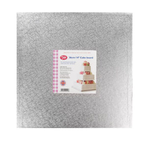 Tala Square Silver Cake Drum 14"