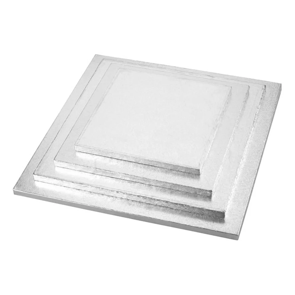 Tala Square Silver Cake Drum 14" - Image 3