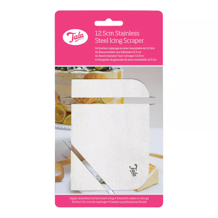 Tala Stainless Steel Icing Scraper 12cm